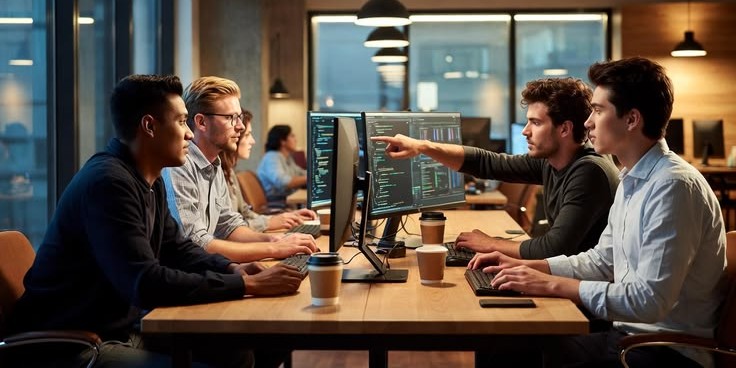 MegaTech team working